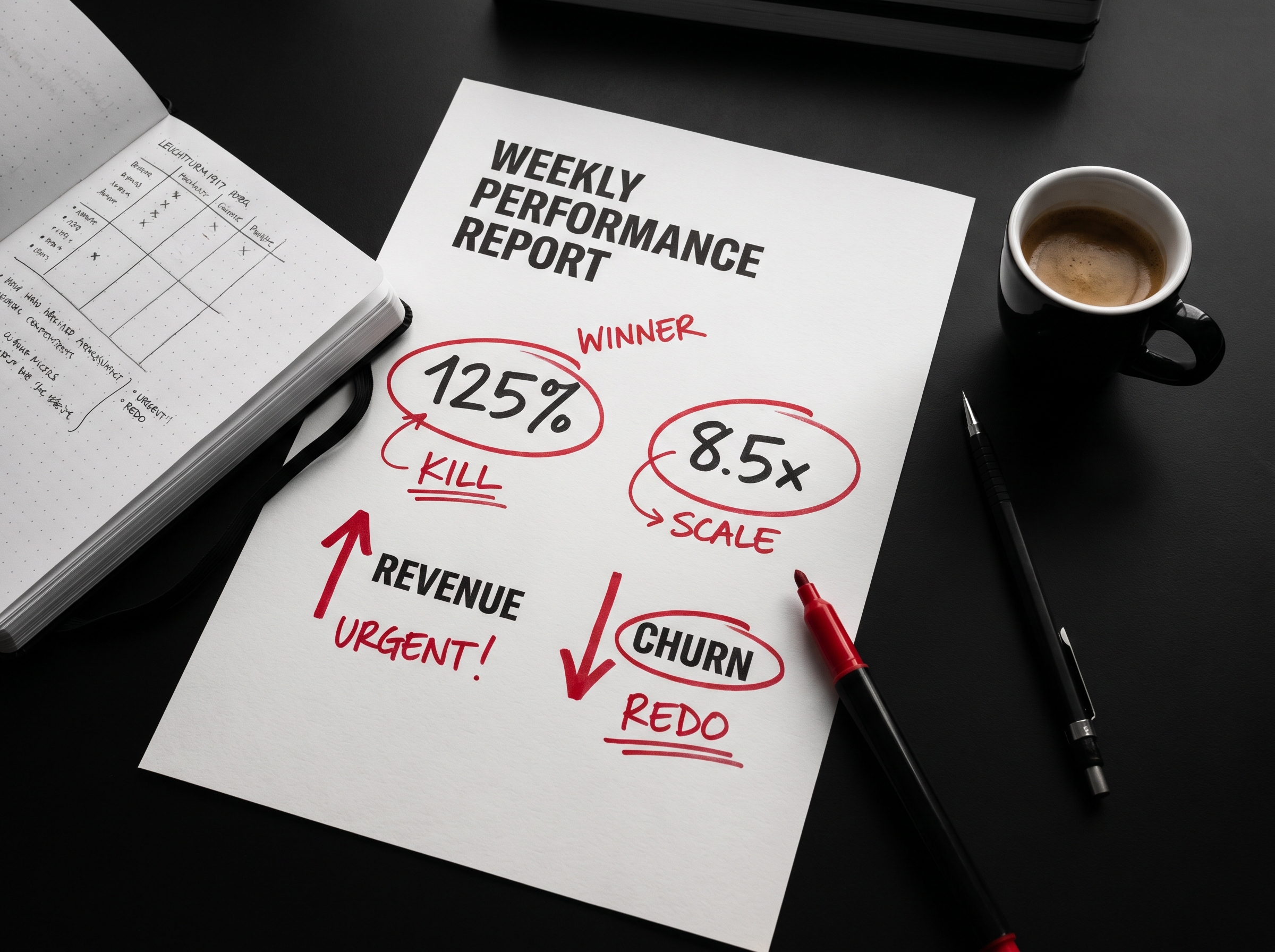 Weekly pipeline review report